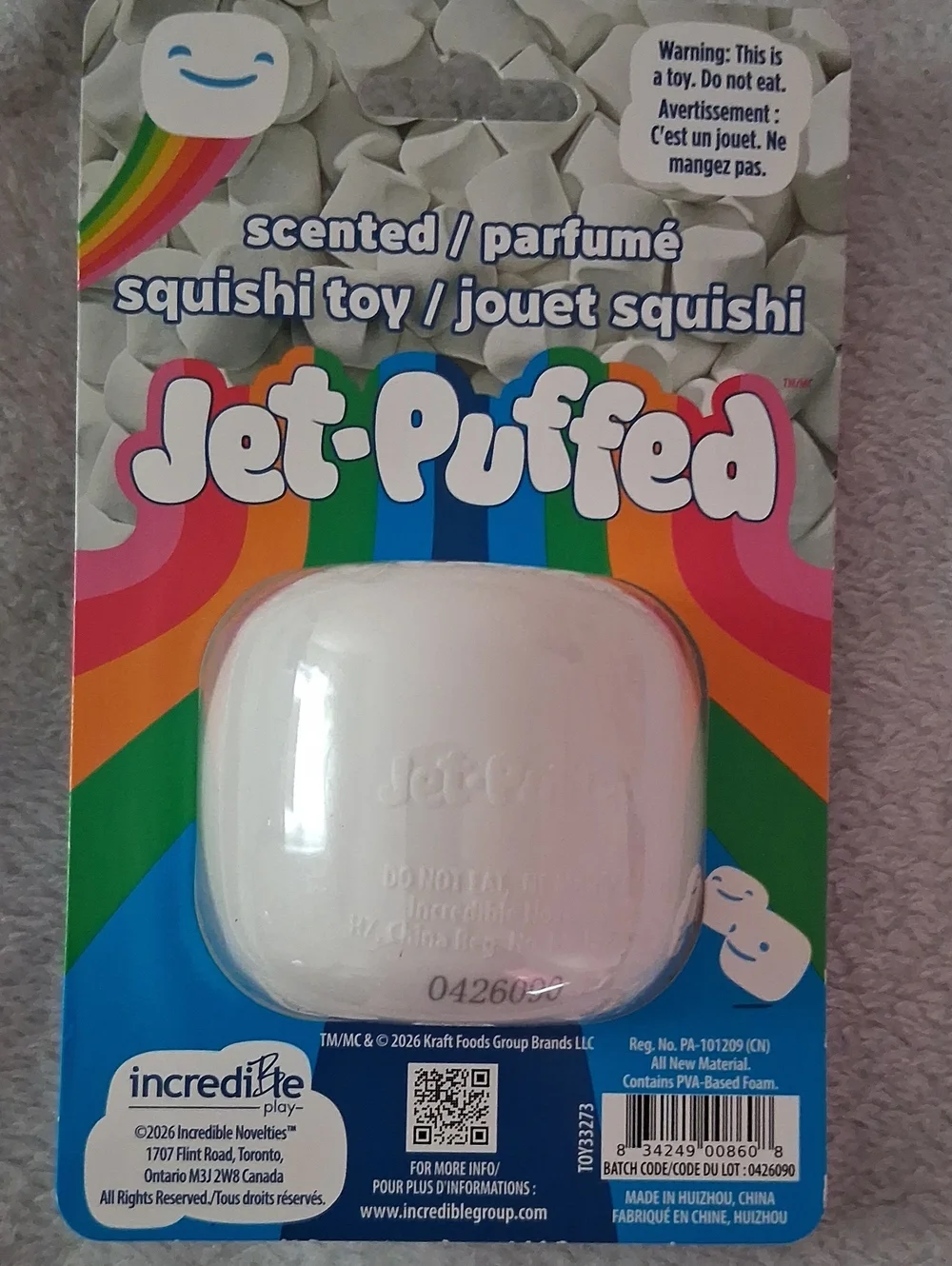 Squishi Scented Kids Toy - White